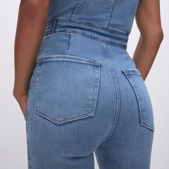 Good American Women's Blue Denim Jumpsuit - Picture 6 of 6